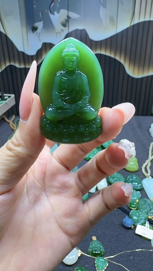 和田玉未镶嵌挂件1