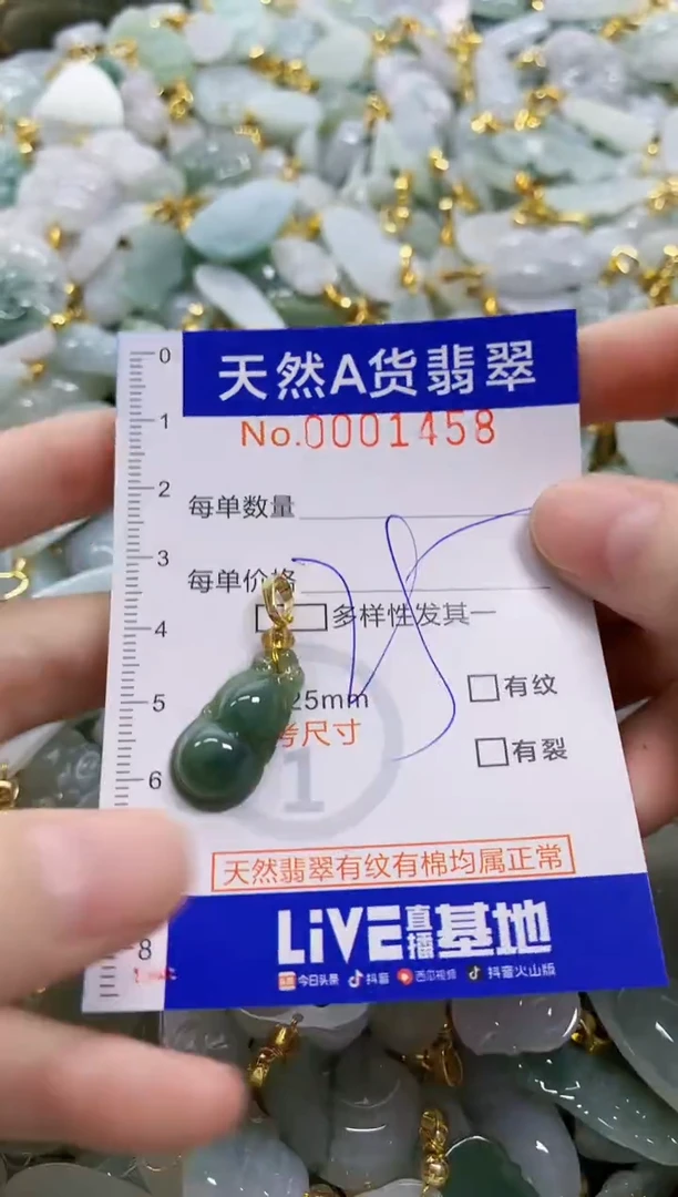 颈饰未镶嵌翡翠天然A货翡翠
