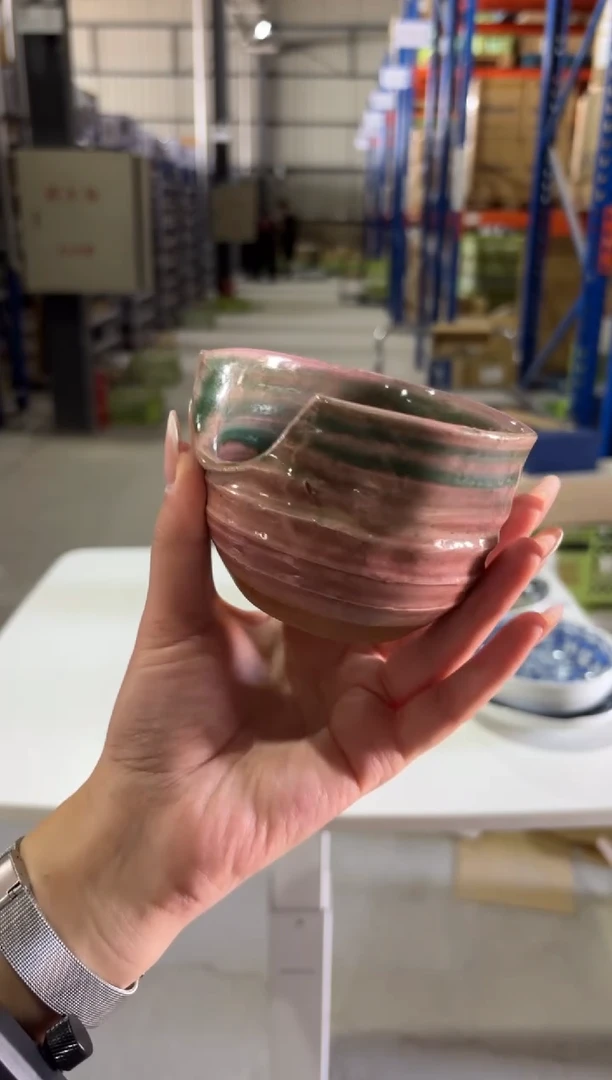 玻璃纸赤ワラ 手造りミニ花器