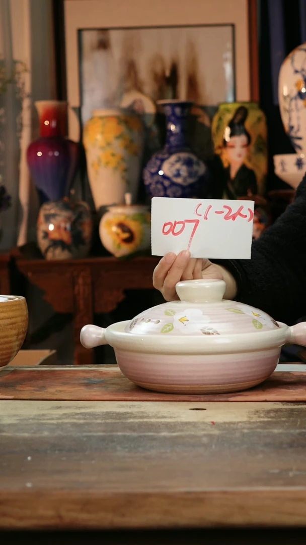 【闪购商品】瓷片景德镇纯手工釉下彩精品花瓶