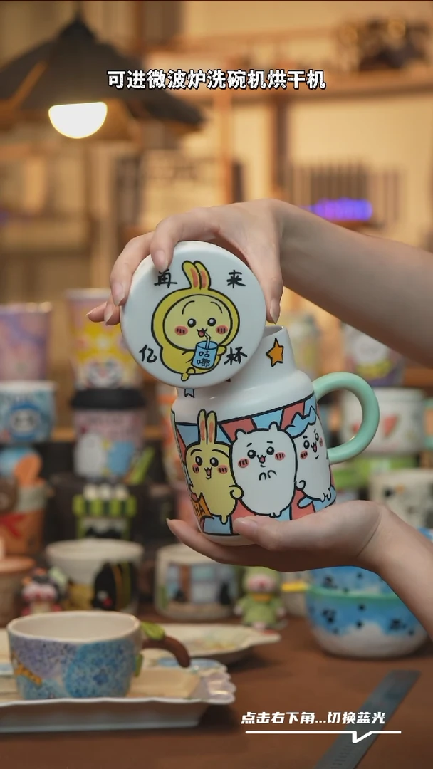 摆件B1324设计师原创手绘陶瓷