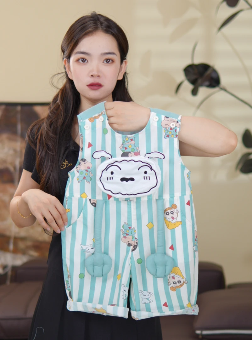 【壹心童品】简尼熊2025夏款设计师原创简约中小童连体衣JNXX665