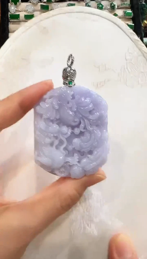 颈饰未镶嵌翡翠国风