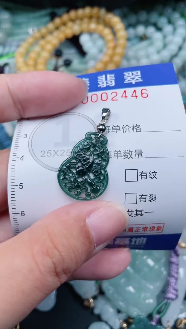 翡翠未镶嵌颈饰.0002446