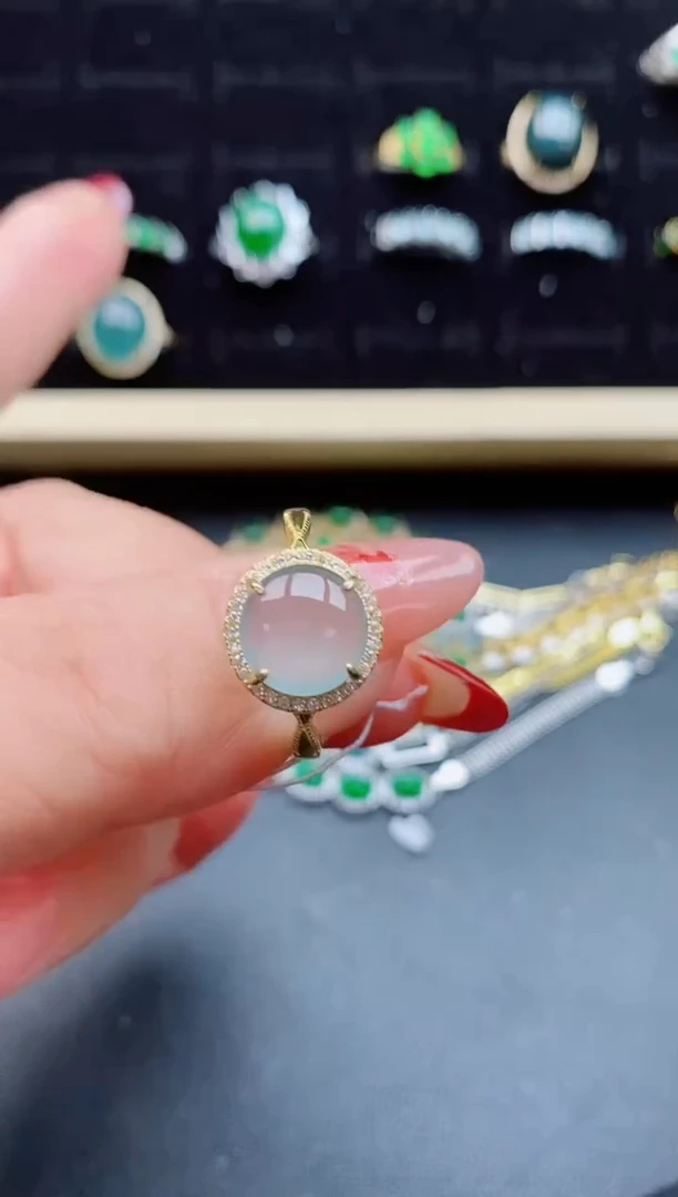 【闪购商品】翡翠戒指银S925镶嵌321321