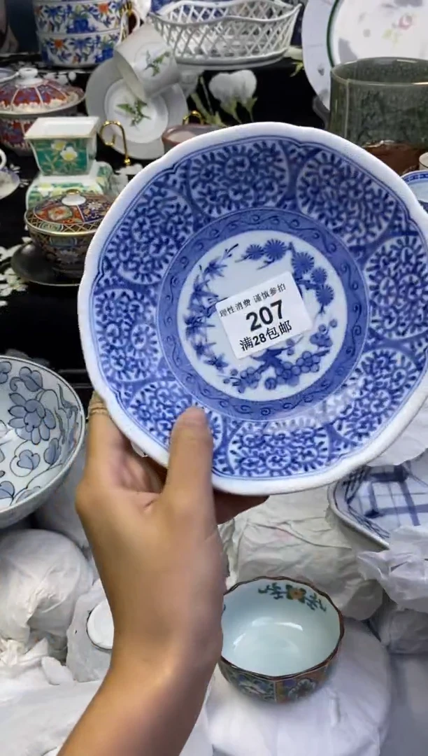 瓷片千*月瓷色工艺品品品品207