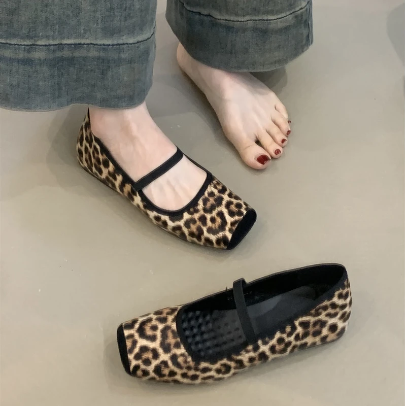MRL-C668-2法式复古玛丽珍鞋女鞋2025年内增高一字扣带芭蕾舞鞋女