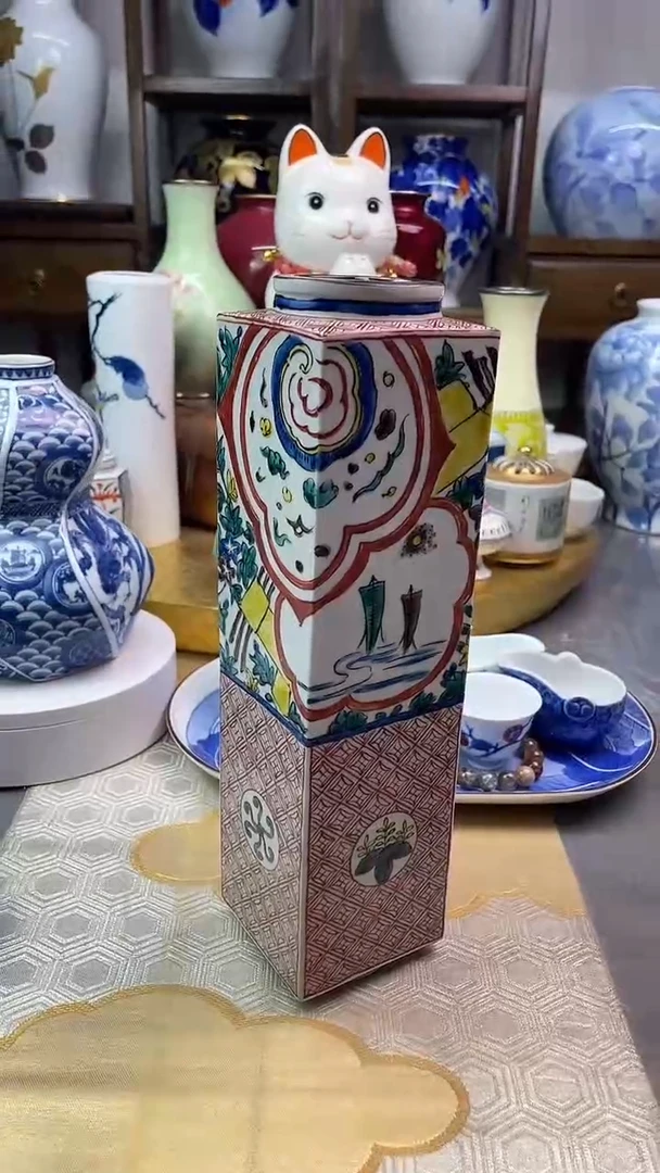 【闪购商品】盘日产方瓶名家手作稀有款