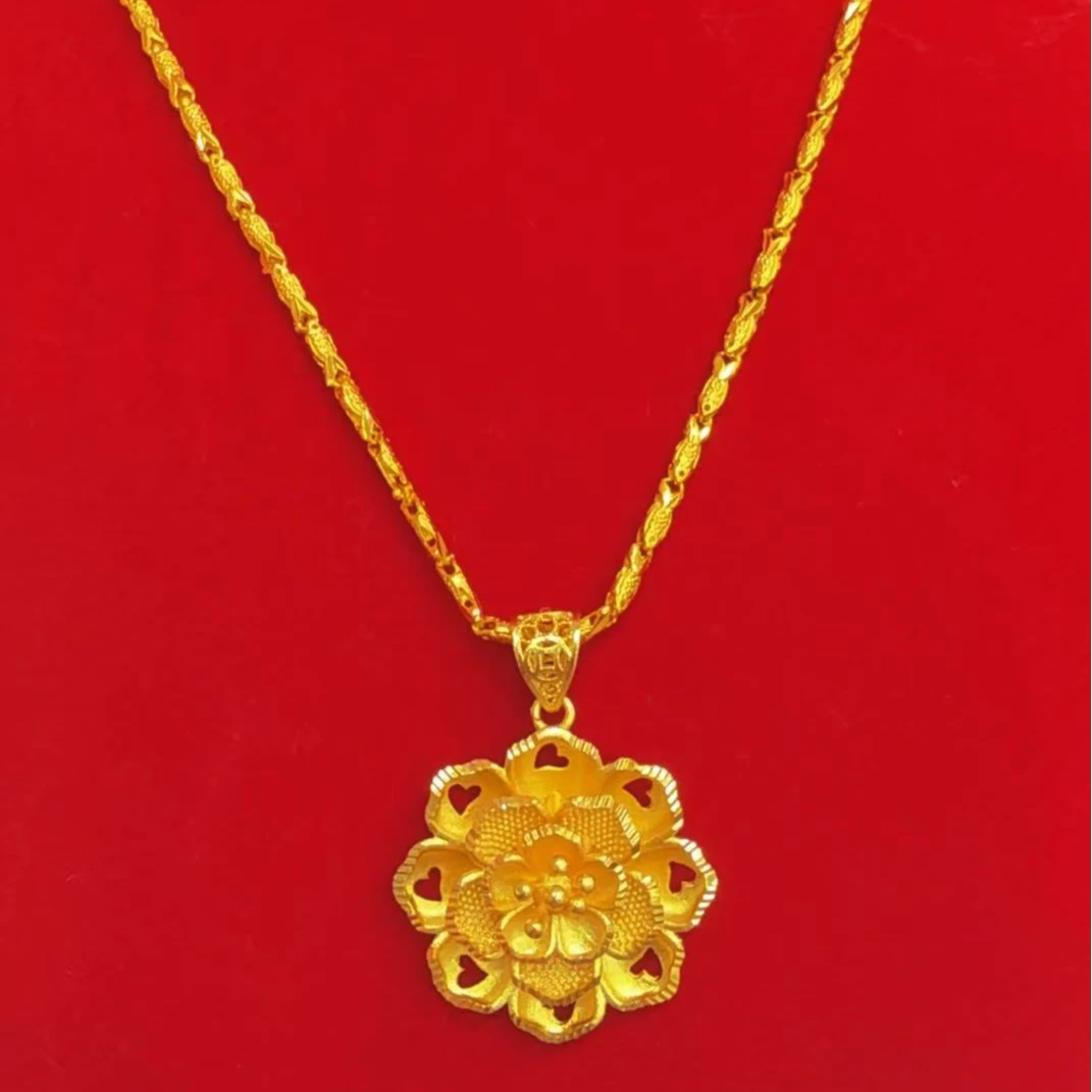 【雪总甄选】轻奢经典牡丹花项链