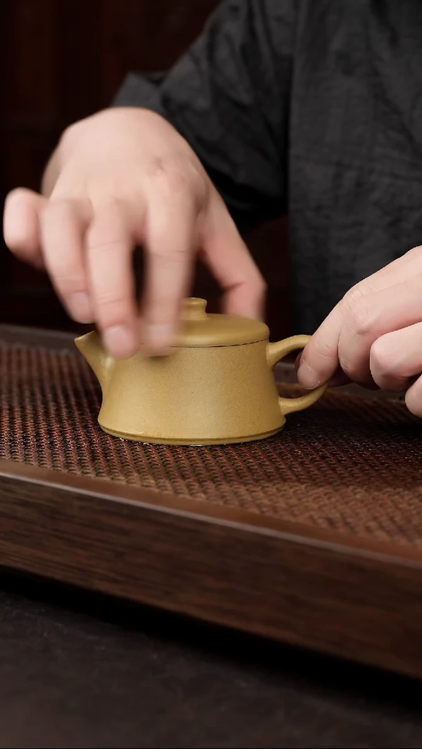 茶壶紫砂黄金段云柱