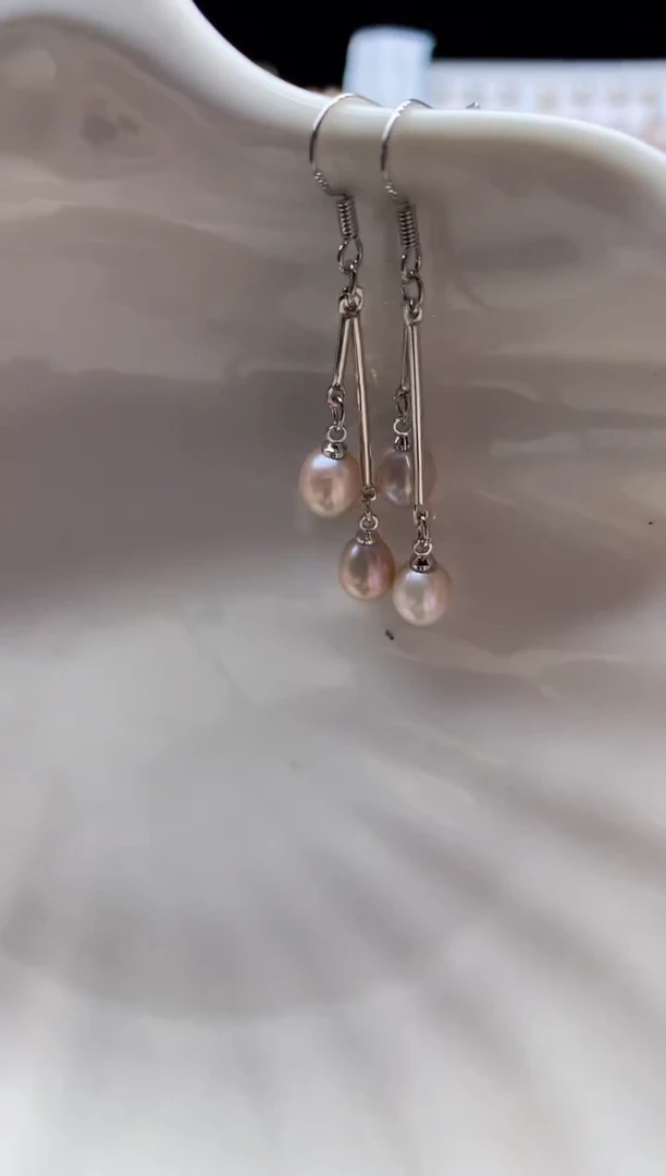 【闪购商品】淡水珍珠耳饰未镶嵌淡水珍珠耳饰多样性发其一