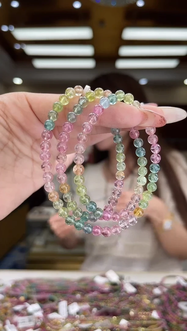 /未镶嵌碧玺5mm+多圈多样性发货