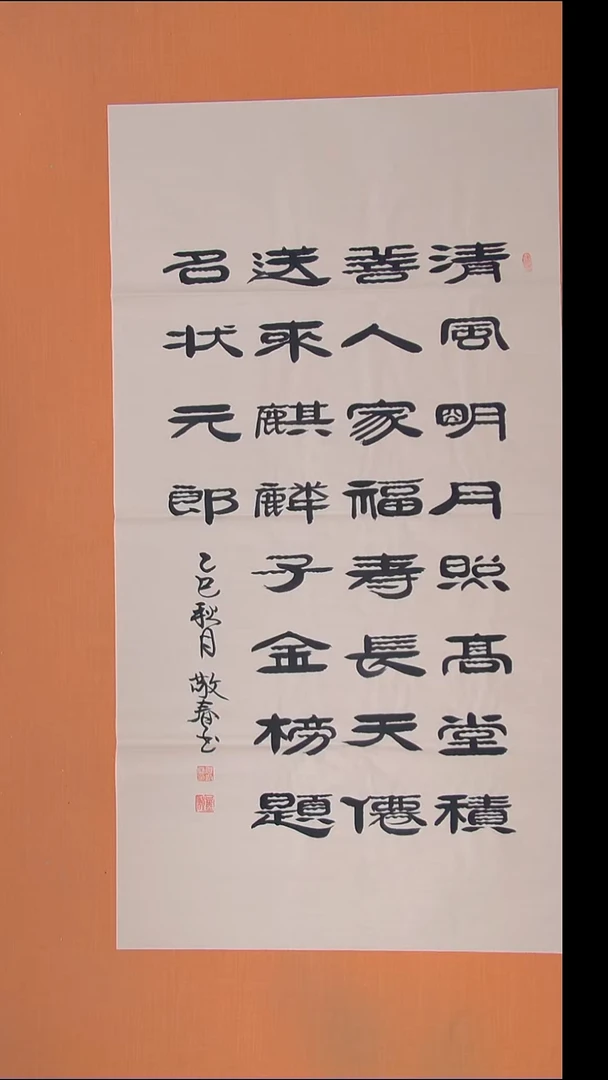 书法袁敬春老师精美作品138*69