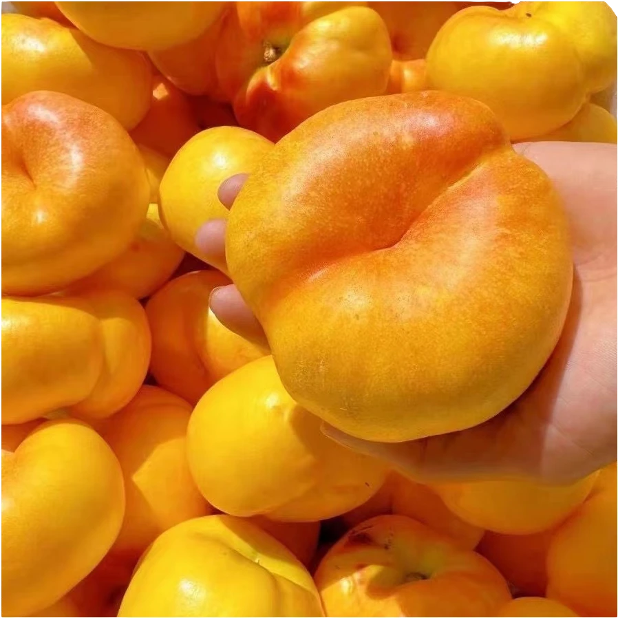 【顺丰包邮到家】彩虹黄金油蟠桃新鲜水果香甜多汁当季整箱包邮2斤3斤当季新鲜水果桃子北京市