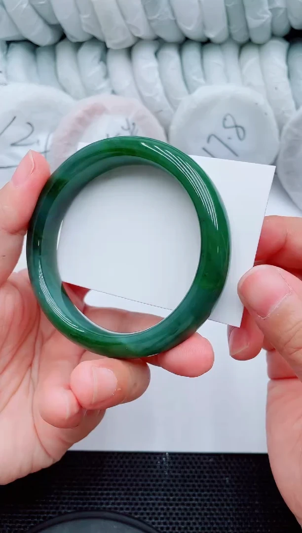 和田玉手镯未镶嵌E115-58-59