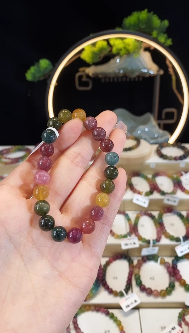 手串未镶嵌碧玺G2413素圈颜色微差