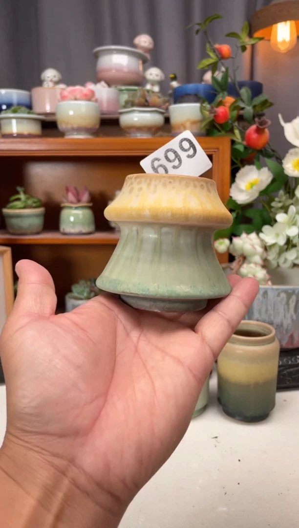 瓷片699知木小芳花盆