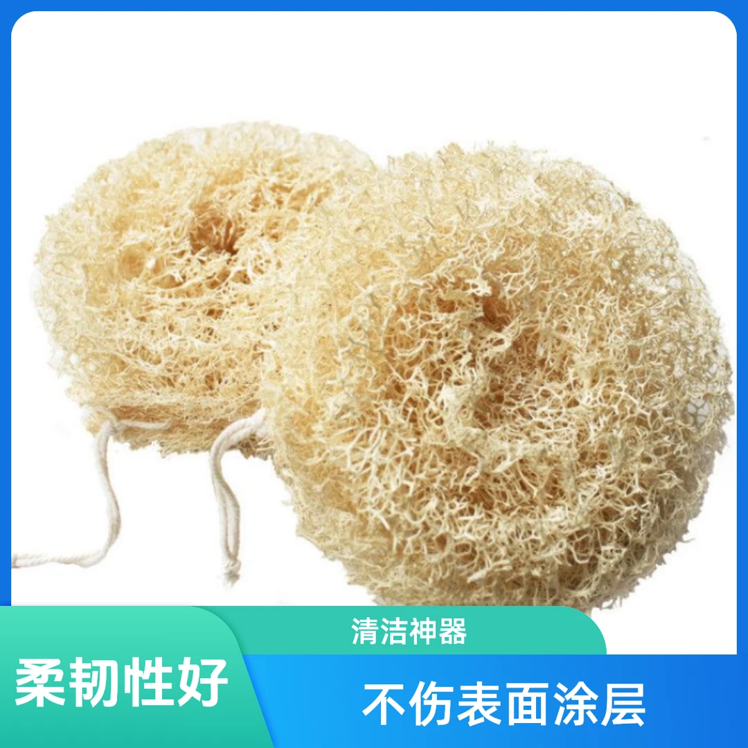 丝瓜洛芯钢丝球天然丝瓜瓤洗碗刷锅不沾油丝瓜球抹布家务清洁神器