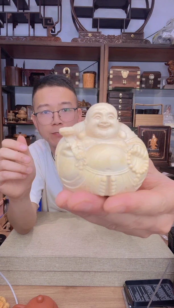 乌木类架子403小叶黄杨一团和气7*7摆件