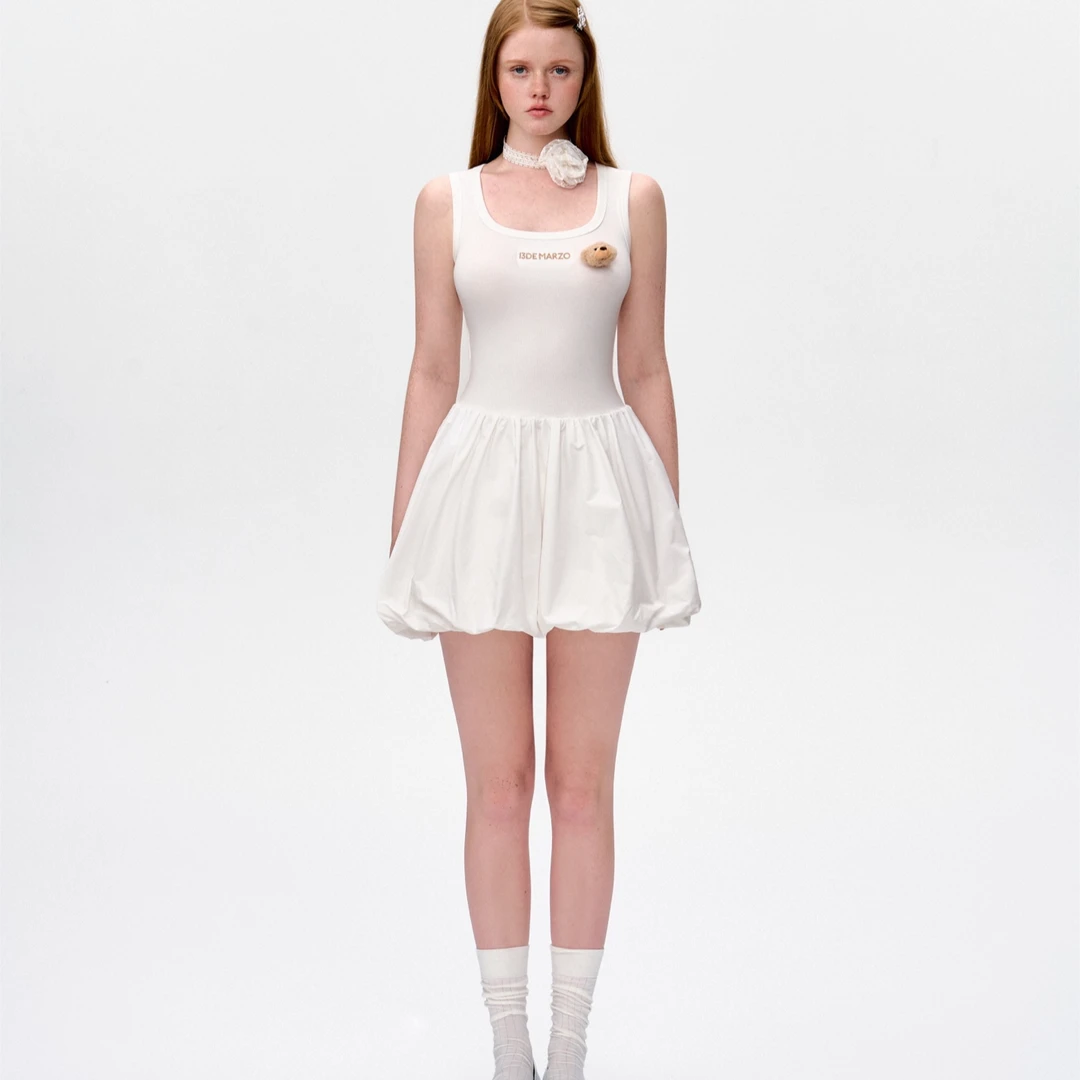 13DE MARZO 2025SS 春夏 新款 夏日游趣系列玩偶花苞连衣裙