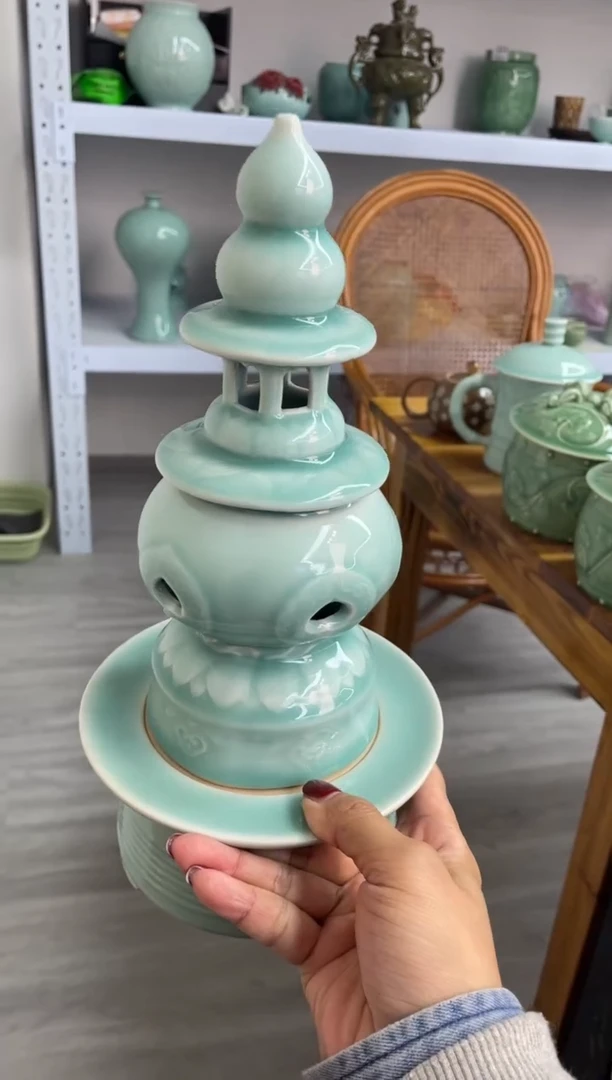 瓷 微瑕 慧仙青瓷 特价福利