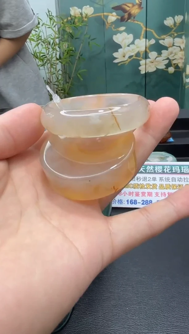 未镶嵌手镯石英质玉A605(52圈赠送镯心)