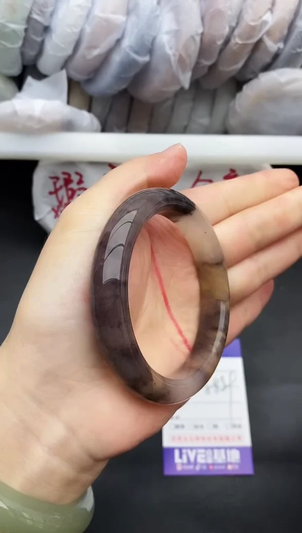 未镶嵌手镯石英质玉瑕疵9+58/59