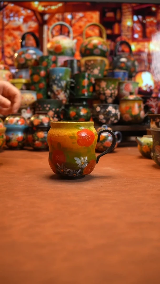 油画   釉下彩   杯子