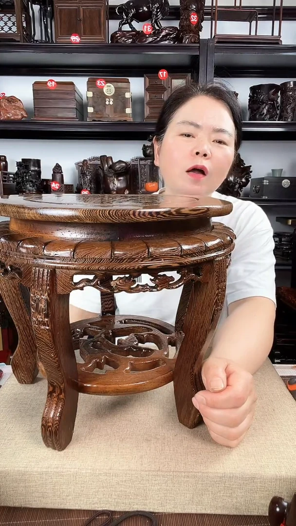 木0007瑕疵 老李红木工艺品