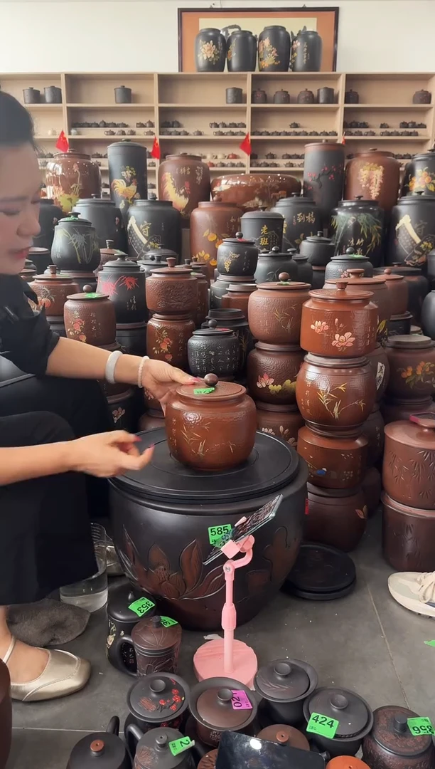 瑕疵茶叶罐 苹果古铜色 678