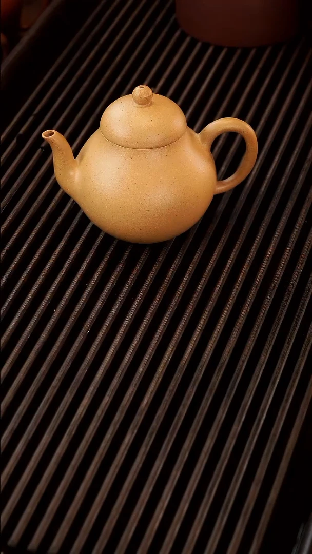 【闪购商品】紫砂茶壶预定半手工黄金段梨型