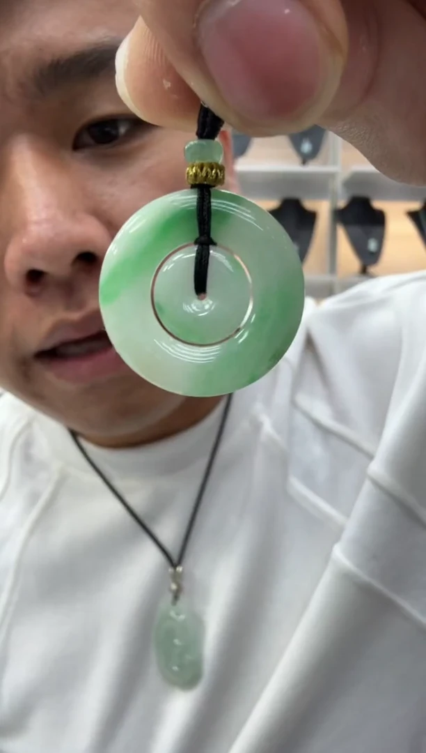 颈饰未镶嵌翡翠多样性天然翡翠A货孤品