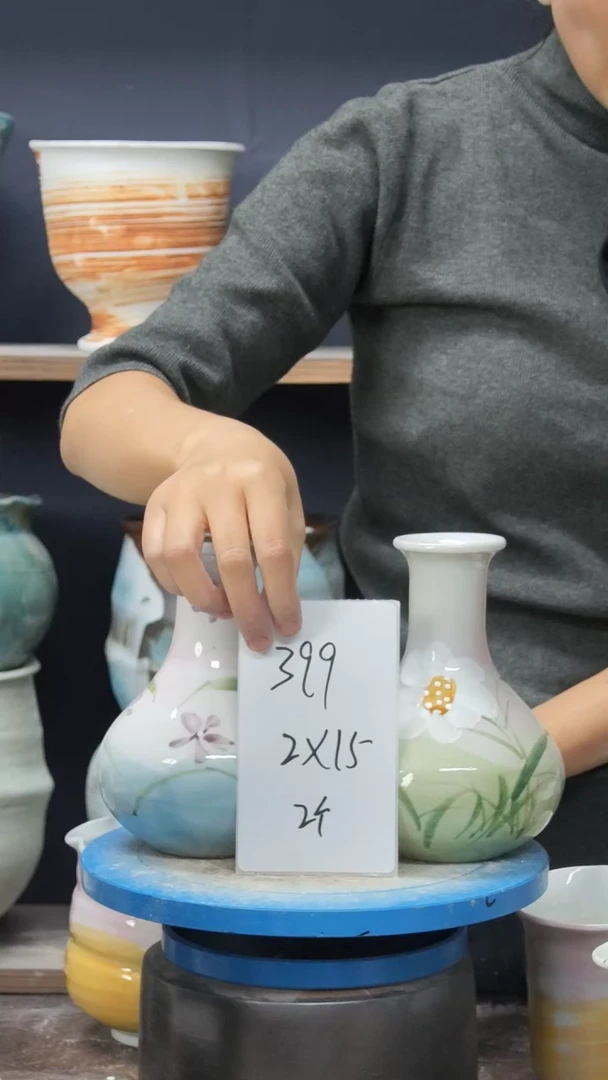 雾*景德镇花盆默认微瑕399