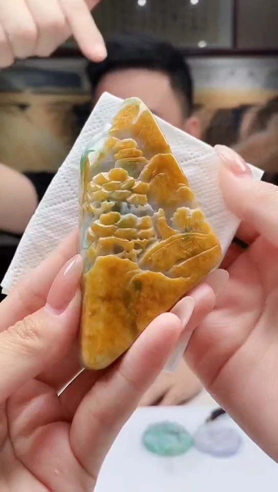 翡翠未镶嵌吊坠(不含链)多样性发其一7