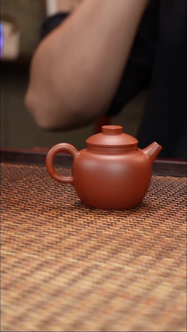 茶壶紫砂汀禾紫砂朱泥《巨轮》
