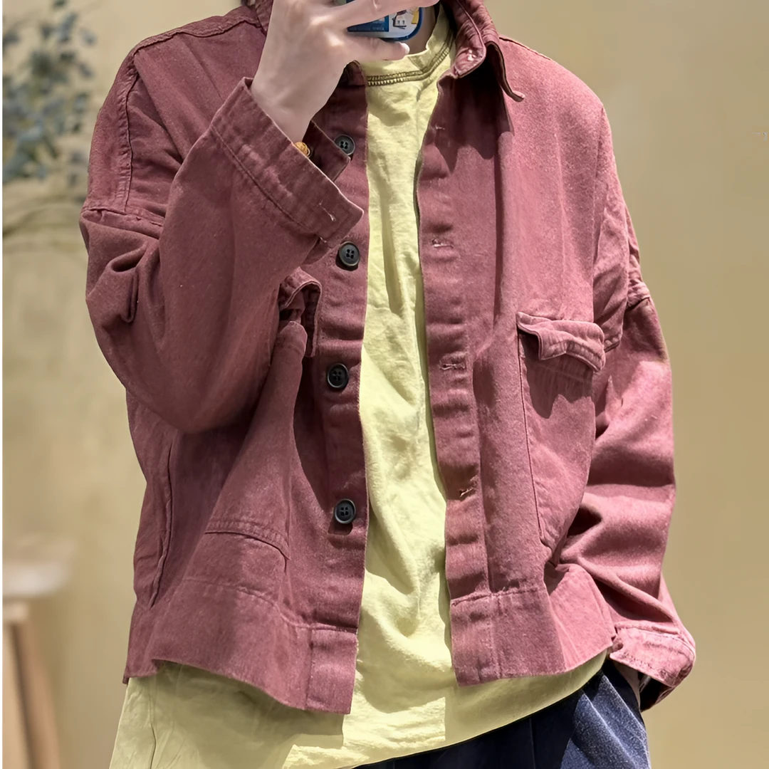 *2025春季新款外套258855春秋长袖短款休闲百搭复古潮流时尚
