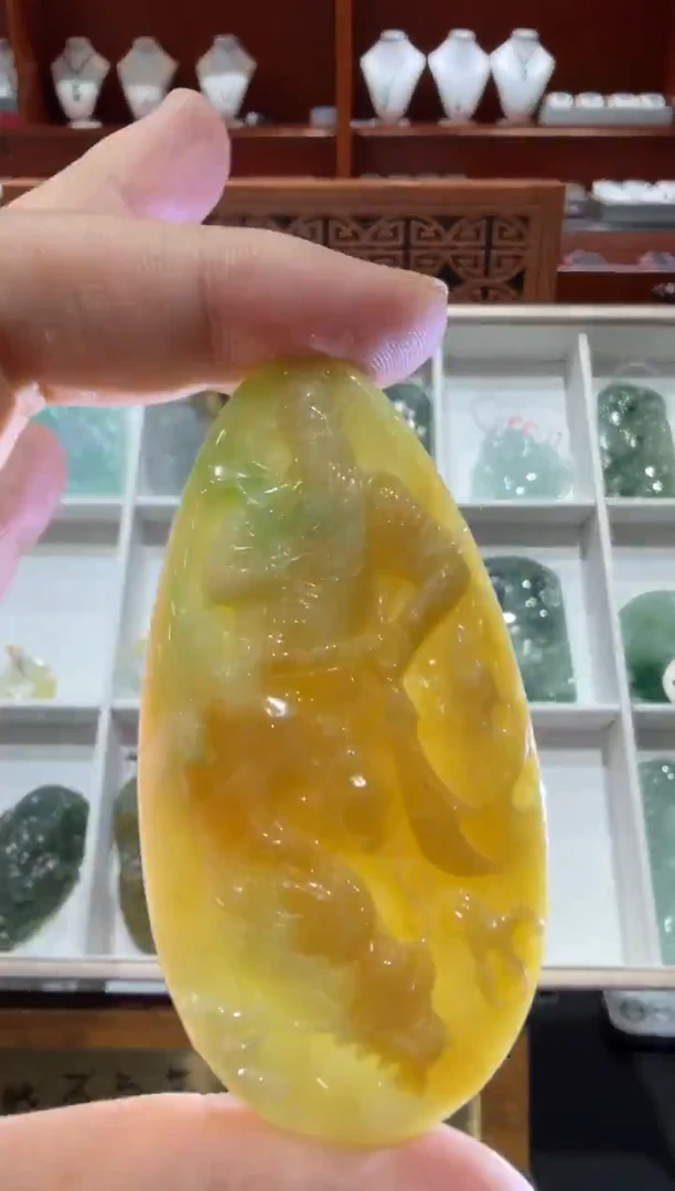 未镶嵌挂件翡翠A货翡翠多样性孤品