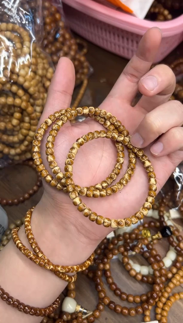 手串紫金鼠花皮实心5*6