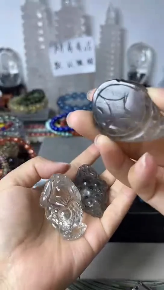 摆件未镶嵌水晶矿坑付2次3只