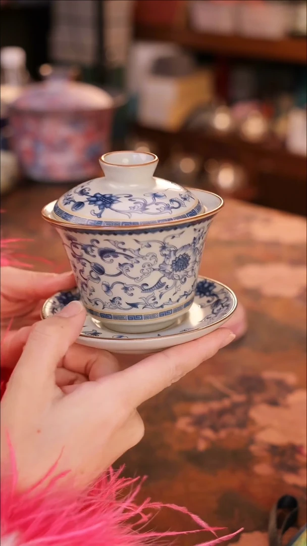 【闪购商品】陶瓷茶具（无礼盒无茶盘）@@A10438