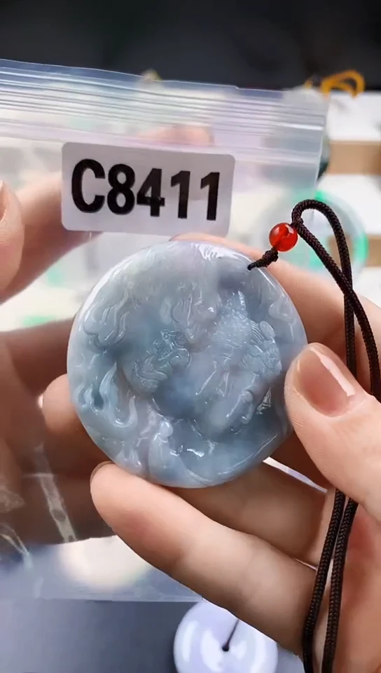 颈饰未镶嵌翡翠天然翡翠吊坠挂件