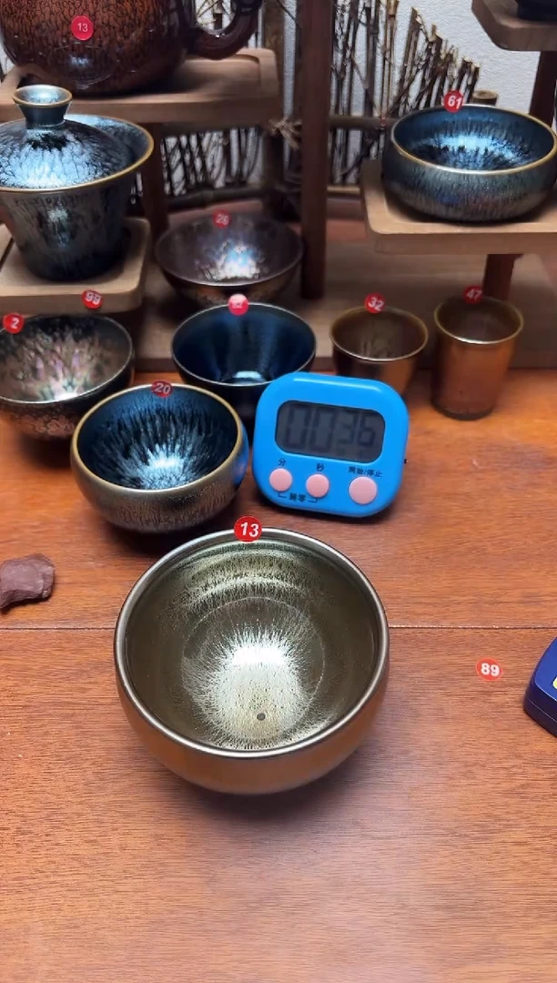 茶盏小**叔13号建盏工匠茶器