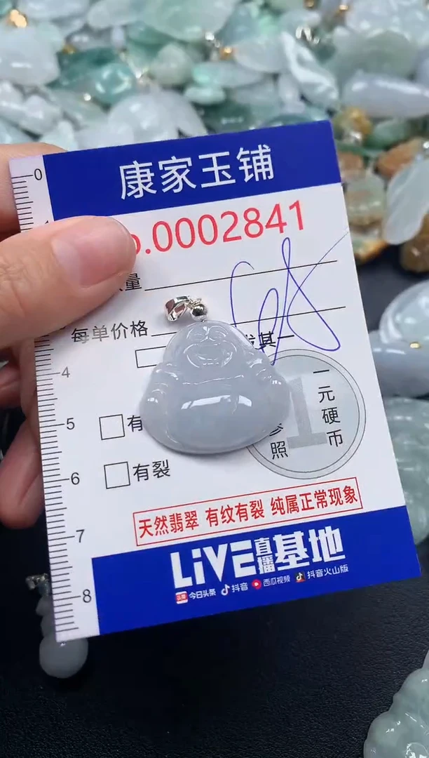 吊坠(不含链)未镶嵌翡翠2841