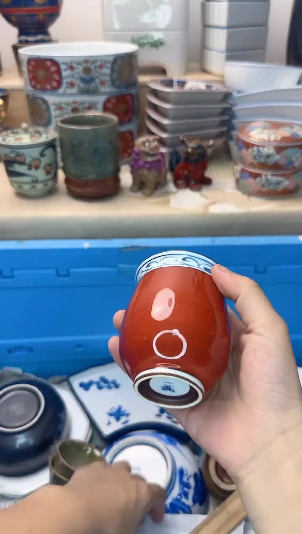 茶杯紫砂老****好399陶艺中古瓷器满18米包邮