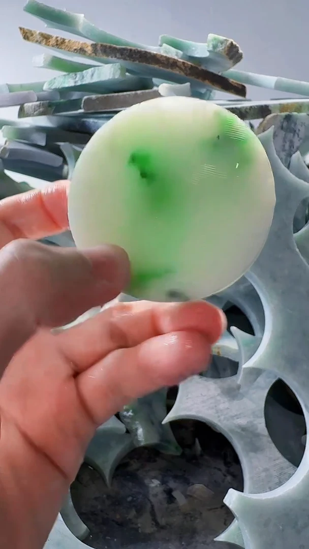 裸石翡翠缅甸翡翠A货文984