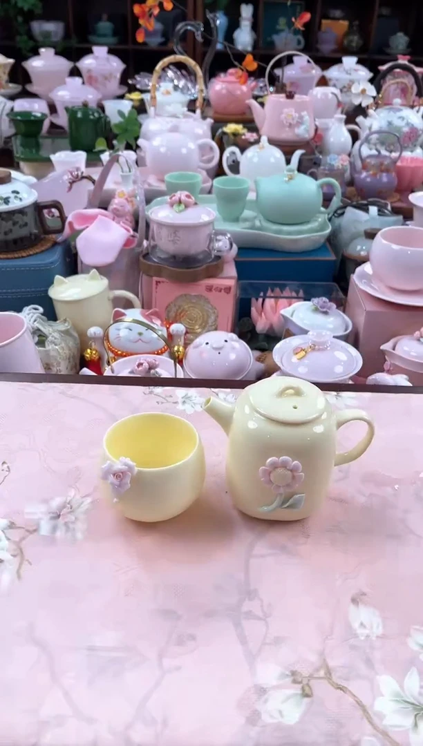 瓷片茶具：库存仅剩1件