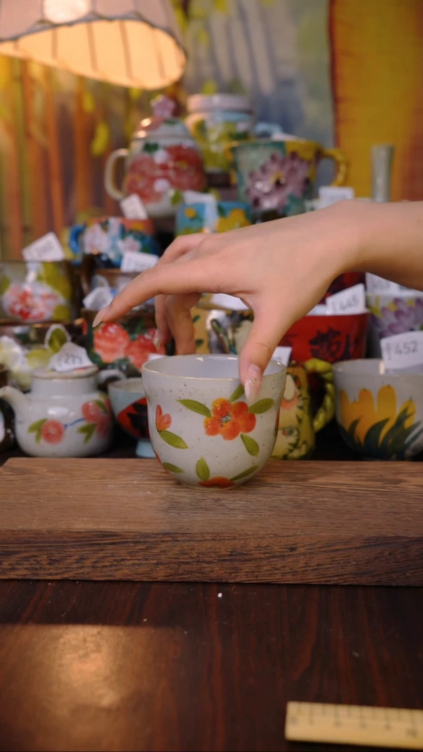 摆件泥垚手作 景德镇手工手绘器物