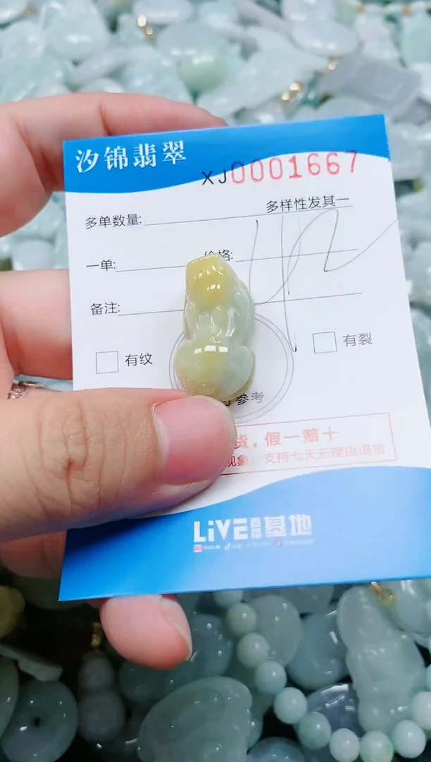 翡翠未镶嵌颈饰闪购商品0001667