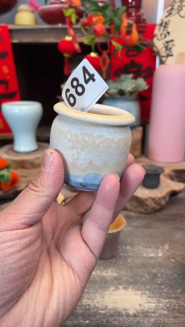 【闪购商品】摆件684知木小芳花盆