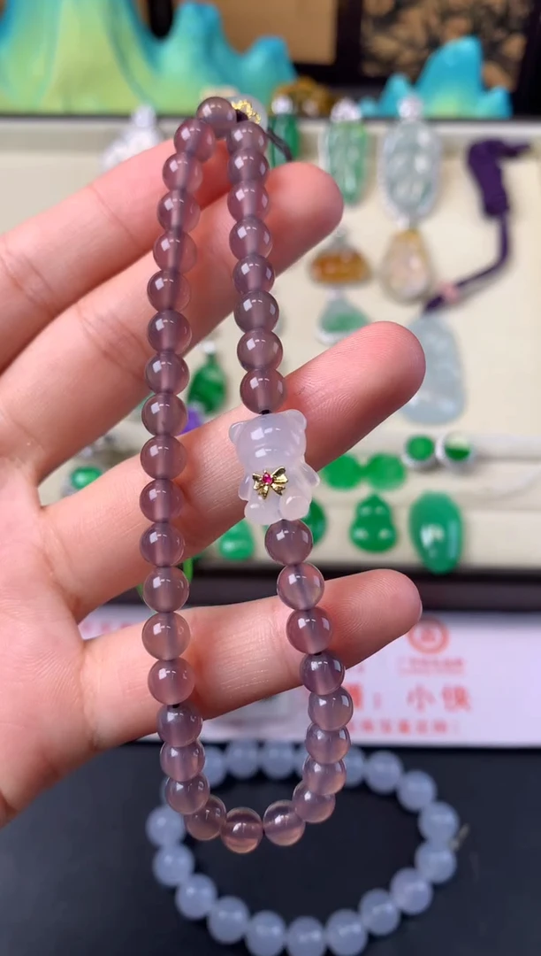 未镶嵌车挂玛瑙/玉髓挂件